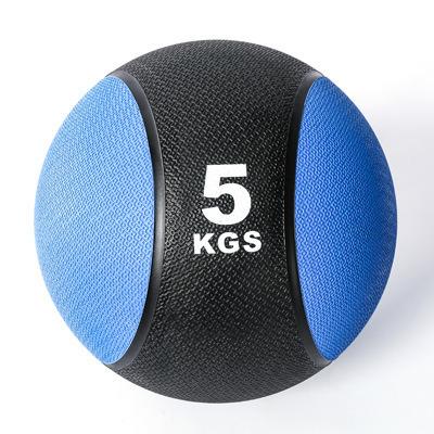 China HealthVIP Home Fitness Medicine Ball Medicine Ball Non-slip Rubber Weighted Solid Rubber Heavy Heavy Ball for sale