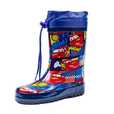 China Lightweight Children's Fashion Rain Boots Car Boys Natural Rubber Student Slip Boots Kids Waterproof Child for sale