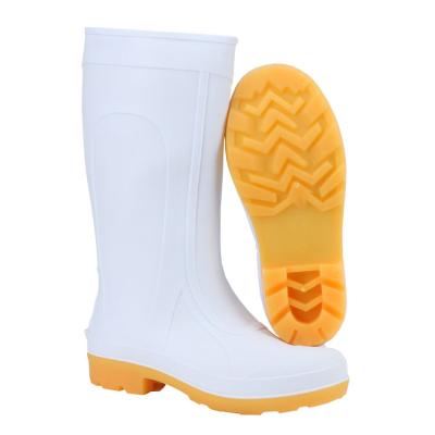 China Best Selling Designer Lightweight For Food Industry Mens PVC Rain Boot Waterproof Unisex Rubber Boots High For Construction Manufacturer for sale