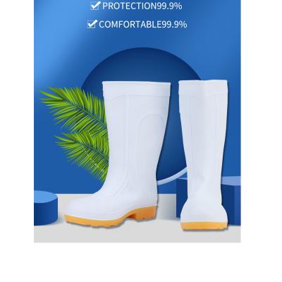 China Best Selling Lightweight Designer Mens Lightweight PVC Rain Boot Waterproof Unisex Rubber Boots Tall For Construction Manufacturer for sale