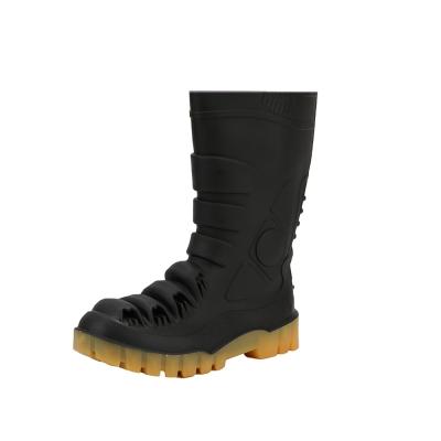 China Steel Toe Construction Customized Wear Resistant Mens Works Rubber Boots for sale