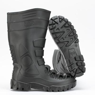 China 2018pvc waterproof boots for man safety with steel toe and steel plate CE S5 for sale