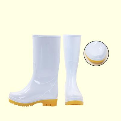 China Cheaper Weight PVC Chemical Resistant Rubber Boots Light Weight Price Rain Boots for sale