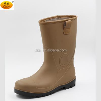 China Wholesale Recyclable PVC Wellington Safety Shoes Work Unisex Work Waterproof Gum Boot For Men for sale