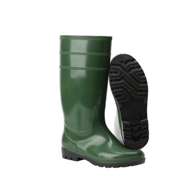 China China Lightweight Professional Green Fashion Durable PVC Rubber Boots for sale