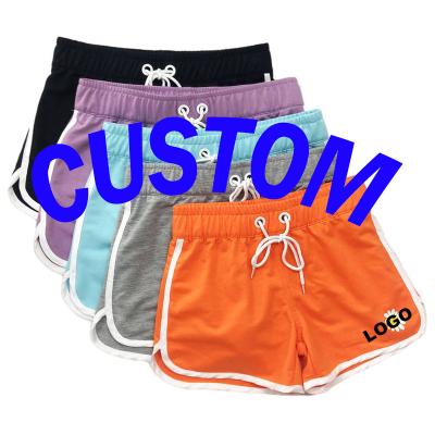 China Hot Selling Casual Elastic Women QUICK DRY Short Pants Fashion Waist Ladies Running Terry Shorts Wholesale Custom Women's Shorts White for sale