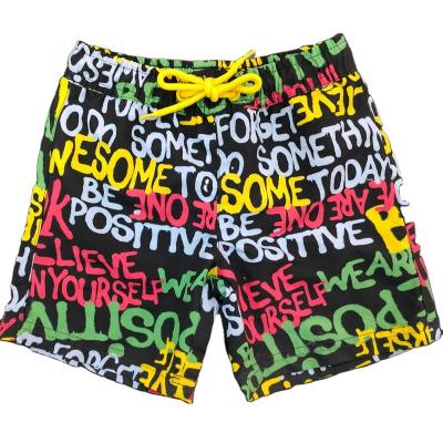 China Breathable Custom Blank Print Panel Shorts Boys Summer Beach Wear Vocation Wear Shorts Wholesale Surfing Casual Boys Swimming Shorts for sale