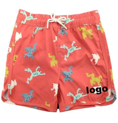 China Custom Summer Casual Kids Breathable Beach Pants Surf Board Shorts Kids Printed Summer Casual Boys Kids Trunks Shorts for sale