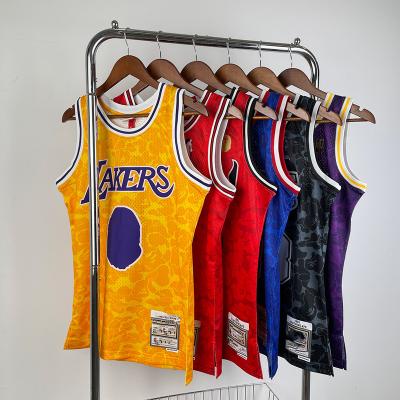 China Breathable IN STOCK All Teams Basketball Tank Top High Quality Embroidery Stitched NBAA Mens Sports Shirt Tank Tops for sale