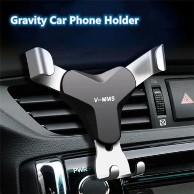 China For All iPhone 12 13 Phones HUAWEI P50 Pocket Bracket Universal Car Air Vent Mount Car Gravity Phone Holder Stand Smartphone Cell Support for sale