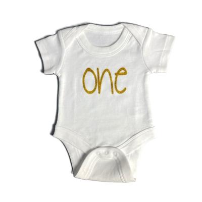 China Unisex Summer Organic Cotton Infant Clothes Short Sleeve Bodysuit Baby Rompers Supply for sale