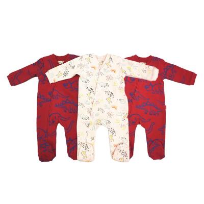 China Polyester Customized Color Rompers Exquisite Workmanship Printing Pattern for Babies for sale