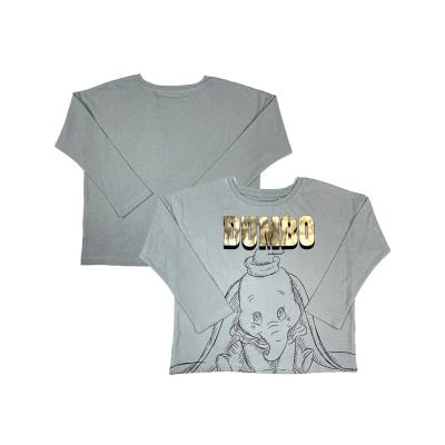 Chine T-shirt pour enfants à manches complètes en coton durable pull pour enfants de 3 à 10 ans à vendre