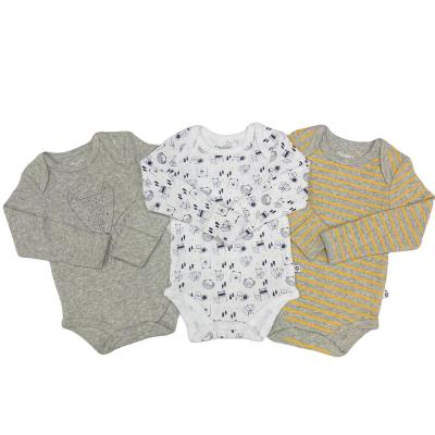 China Soft and Breathable Baby Clothes Bodysuit in Knitted Fabric for Infants Toddlers for sale