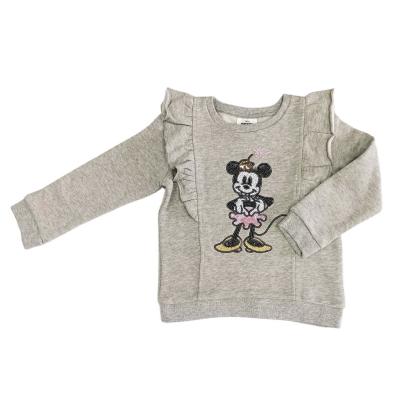 China Bulk Oversize Girl Printing Solid Color Sweatshirts for Girls Regular Sleeve Style for sale