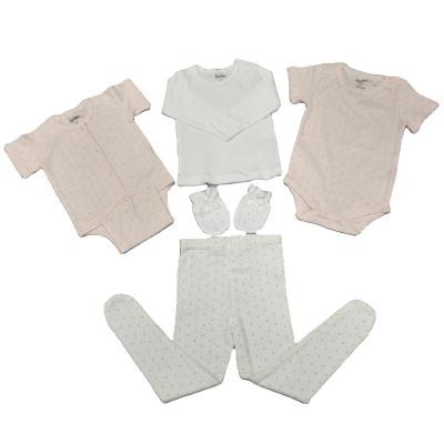 China Short Sleeve 100% Cotton Newborn Baby Clothing Gift Set for Girl's Gift Box Sets for sale