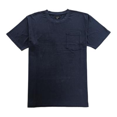 China T-shirts em branco para homens com bolso suave e respirável T-shirts para homens à venda