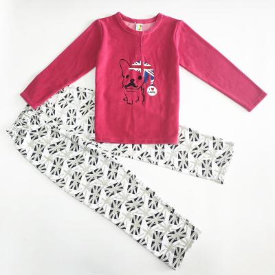 China Seasonal Cartoon Patterned Children's Night Suits Winter Home Wear Clothes Set for sale