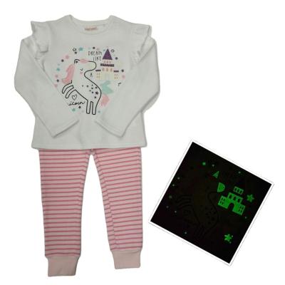 China Super Warm Winter Children Pajamas with Cute Pattern and Cotton Fleece Lining for sale