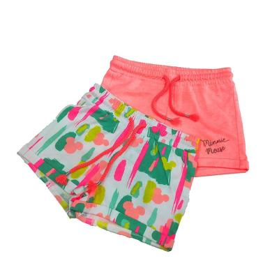 Cina Pantaloni da ginnastica per bambini di moda Pantaloni da spiaggia Set estivo di cotone biologico Short da bambina in vendita