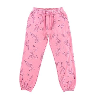 China 100% Cotton Girls Pants Trousers Casual Pants Style Print Pattern Type Soft Full Print for sale