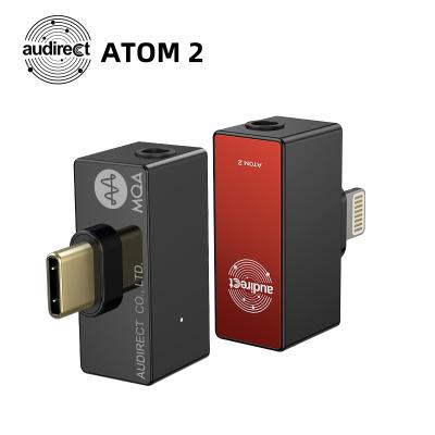 China Audirect Atom2 MQA High Fidelity Portable USB DAC/AMP ES9281AC DSD512 32Bit/768KHZ Atom2 for sale