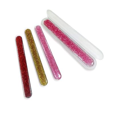 China Professional Double Sided Mini Glass Polishing File Manicure Nail Polisher Tools Nano Glass Nail File for sale