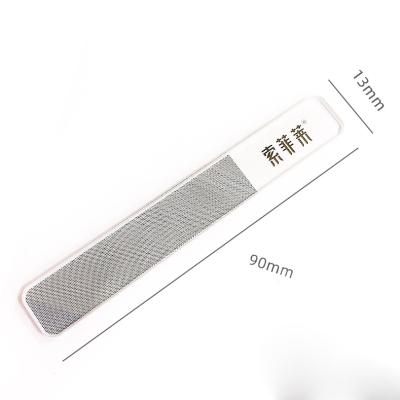 China Fahion Professional Nail Art Tools Custom Logo Nail Pedicure Nano Glass File Set 180 150 80 100 Grit Nail File for sale