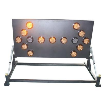 China 15 Lamps Remote Control Vehicle Mounted Used 1.5m Arrow Panel 1500*7600*600 for sale