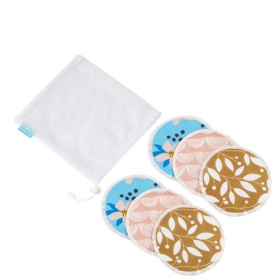 China Moramona ABSORBENT Customized Breast Pads Reusable Washable With Laundry Bag Maternity Care Pad 6 Packs for sale