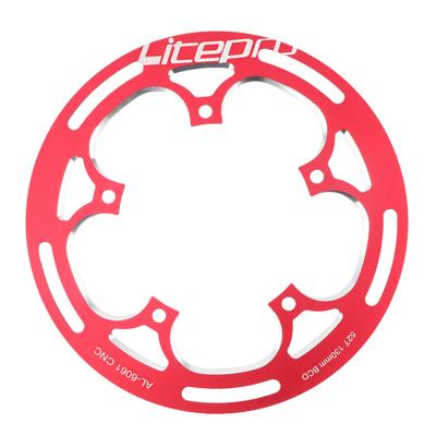 China Sprocket Crankset Aluminum Alloy Bicycle Chainring Guard 50/52/53/54T Cover - Mountain Bikes Litepro Folding Bike Protector for sale