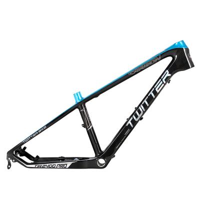 China BMX Twitter TW2400 Carbon Fiber Frame 24 Inch MTB Mountain Bike Frame Fast Version 10*135mm For Kids And Female Bicycle for sale