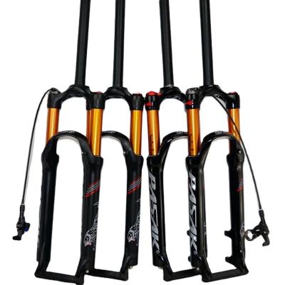 China Mountain Bikes PASAK /Wire Bicycle Front Fork Without Damping Control Mountain Bike Air Suspension Front Fork Shoulder 1-1/8