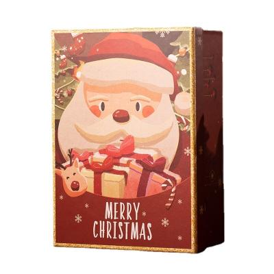 China Handmade New Fancy Christmas Box Colorful Present Gift Box With Lid for sale