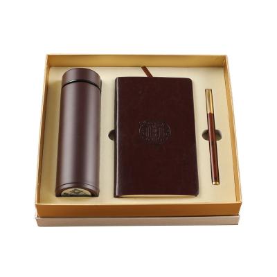 China Wood Practical Notebook Set Enterprise Annual Meeting Customization Business Gift Set For Customers for sale