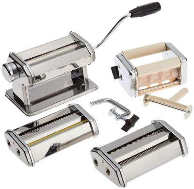 China Home Use Stainless Steel Noodle Set With Pasta Maker And Dumpling Machine for sale