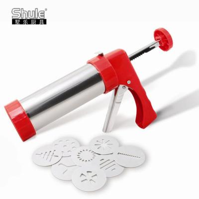 China Sustainable Cookie Cookie Gun Stainless Steel Home Made Cookies for sale