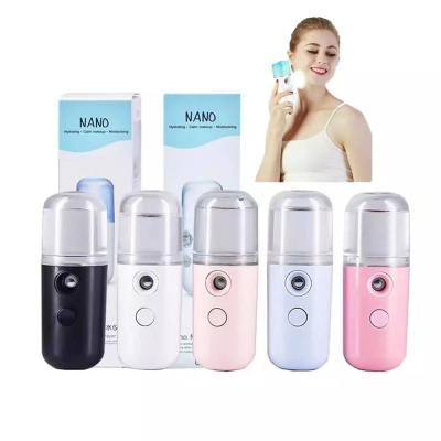 China Mister Spray Bottle 30ml Nano Facial Moisturizer Steam Humidifier Hydrate Fine Spray Bottle Refillable Facial Mist Sprayer for sale