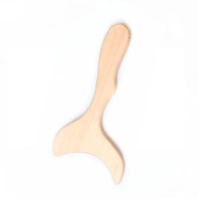 China Wooden Lymphatic Drainage Tool Massager Roller Gua Sha Board Cellulite Body Dropshipping Therapy Massage Tools Gua Sha for sale