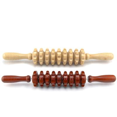 China Dropshipping Wooden Gua Sha Roller 2pcs Massage Roller Tool Kit Dropshipping Muscle Pain Relief Full Body Therapy Wooden Massage Roller Tools for sale