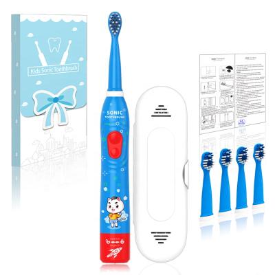 China Electric Toothbrush Cleaner Children Battery Operated Toothbrush Electric Dent Dropshipping Rotating Kids Sonic Electric Toothbrush ODM for sale