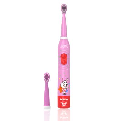 China Children Battery Operated Smart Sonic Electric Toothbrush Escova De Dente Sonic Vibration Electrique Tartar Removal Sikat Gigi Electric Tooth Brush for sale