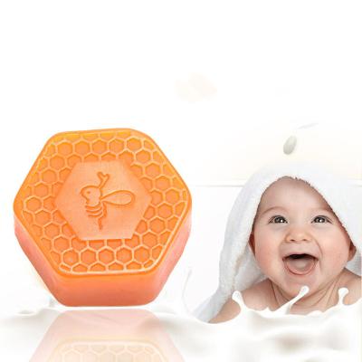 China Custom Logo Natural Honey Soap Face Cleansing Base Personal Care Exfoliating Natural Bath Soap Hotel Toiletry Shampoo Bath Body Soap for sale