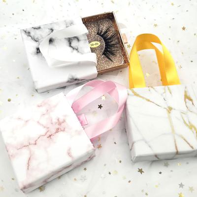 China New design cute square 3d mink eyelash packing case wick box shopping bag custom seller wholesale good quality small for sale