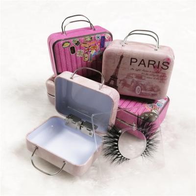 China 25mm Long Top Seller Top Quality 5D 3D Handmade Mink Hair False Eyelashes Lashes Custom Eyelash Packaging Box for sale