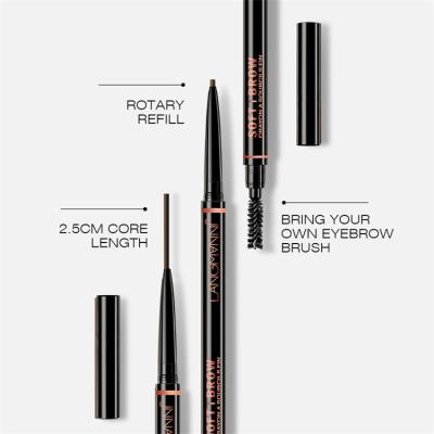 China New Slim 1.5mm Eyebrow Pencil Super Waterproof Long Lasting Dual Head Waterproof Eyebrow Pencil for sale