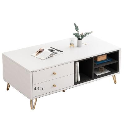 China Nordic Adjustable Light Luxury Marble Upper Cabinet Combination Ark Coffee Table TV Simple Living Room TV Cabinet (Size) With Drawers for sale