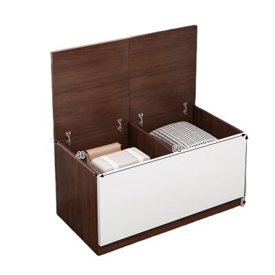 China Foldable Bedroom Wardrobe Can Stand Storage Locker Balcony Bay Window Flip Locker Thickened MDF Dish Spot Fast Delivery for sale