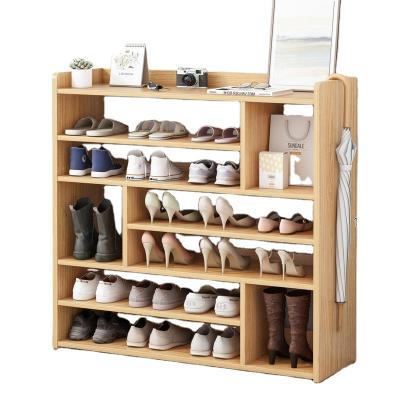 China (Size) Adjustable 6 Layers Density Shoe Board Shoe Rack Living Room Furniture Storage Cabinet Durable Free Standing Saving Space Does Not Occupy for sale