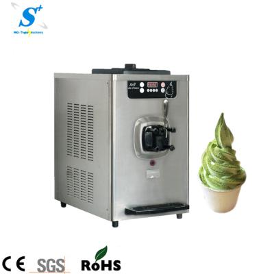 China Ice Cream Table Model , Single Flavor Soft Ice Cream Machine for sale